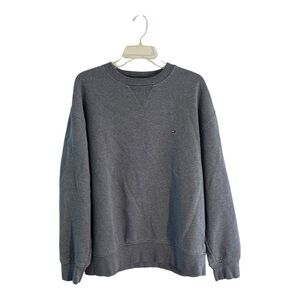 Tommy Hilfiger Crewneck Sweatshirt Men’s Large Gray Comfortable